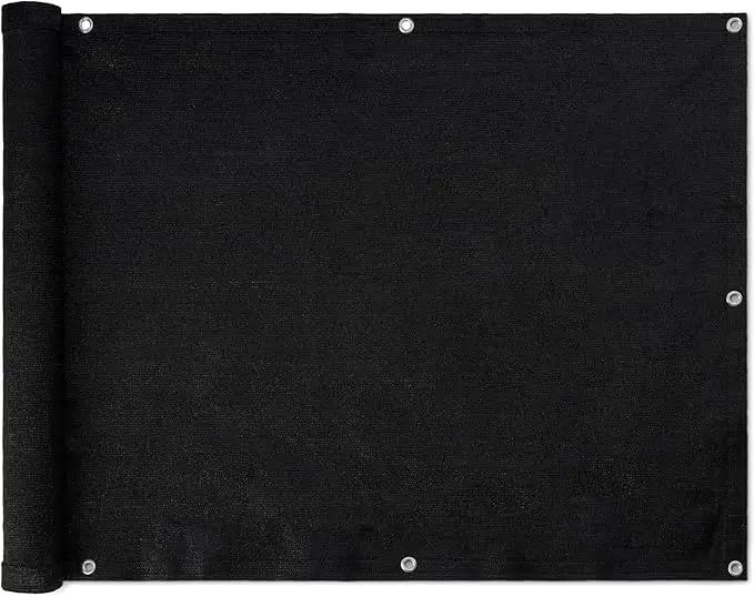 Amazon Basics Privacy Screen Fence, Black, 1-Pack by GreenHaven Gardens