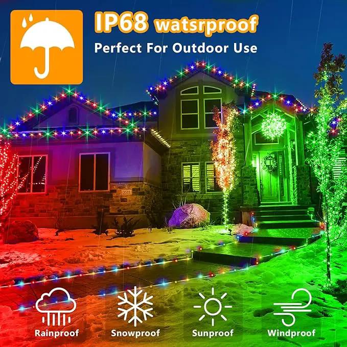 LED Rope Lights Indoor with USB Powered, 66Ft (33Ft X 2 Pack) 200 LED String Lights Outdoor with Remote,16 Color Changing Rope Lights for Outside Garden Party Wedding Christmas by GreenHaven Gardens