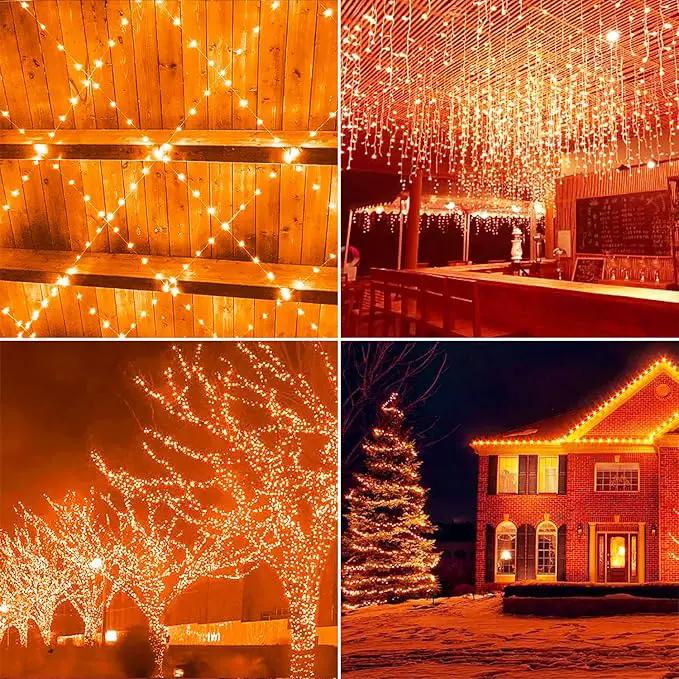 Battery Operated String Lights, 2 Pack With Remote Timer - 8 Modes Waterproof Lights for Bedroom, Garden, Party, Xmas Tree Indoor Outdoor Decorations (Orange, 36) by GreenHaven Gardens