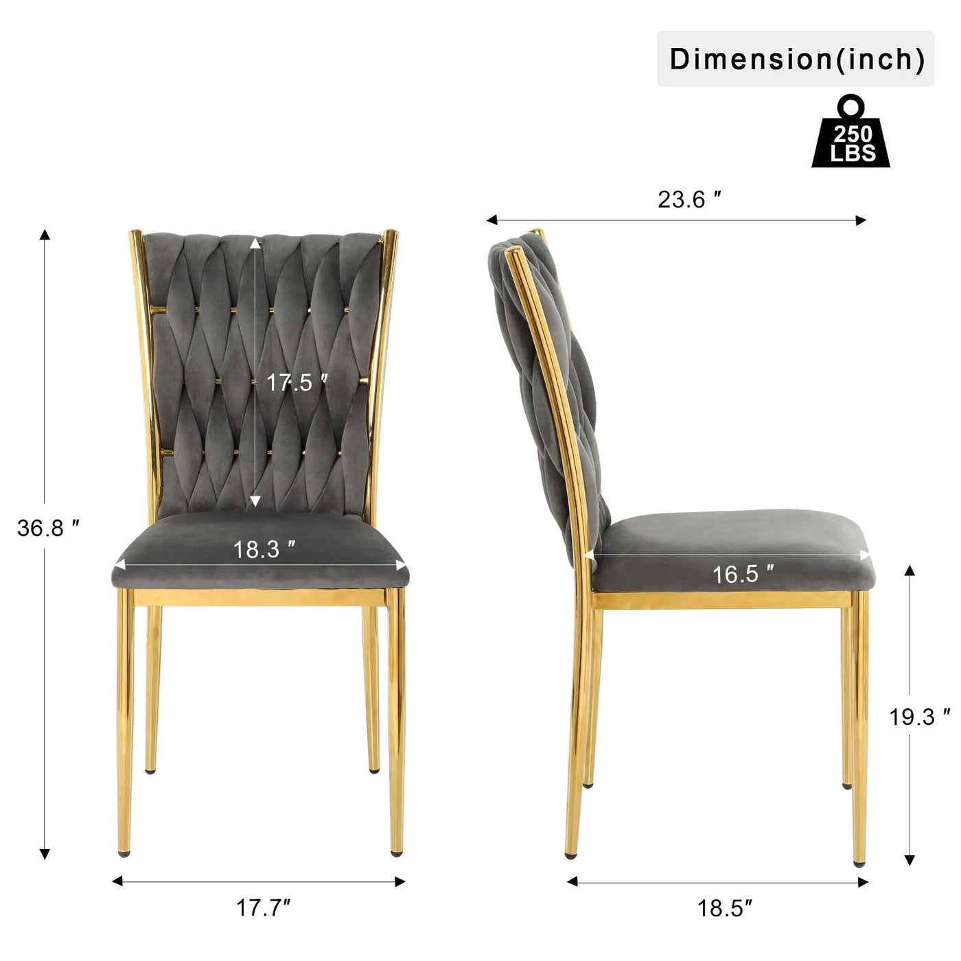 Modern Dining Chair For Dining Room by HouseOfZazla