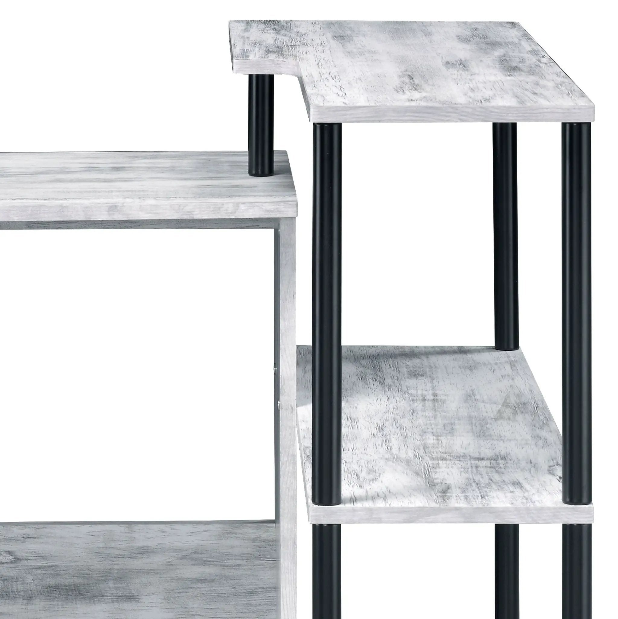 Levi Antique L-Shaped Writing Desk by HouseOfZazla