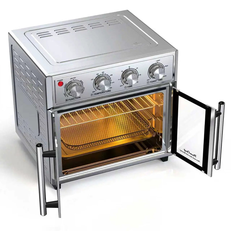 PlumChef 26QT Extra-Large French Double-Door Air Fryer Convection Toaster Oven by HouseOfZazla