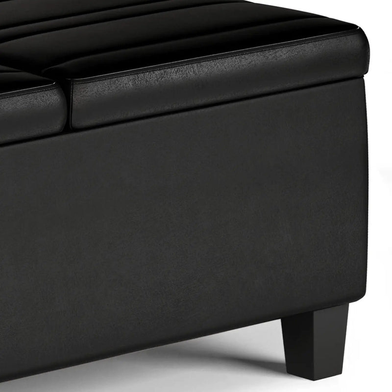 Ellis - Coffee Table Storage Ottoman Contemporary Design by HouseOfZazla