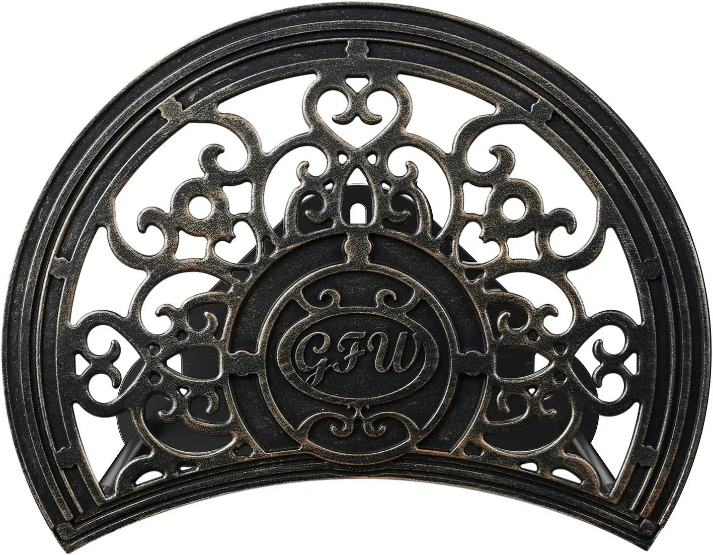 GOFORWILD Garden Hose Holder made of Stainless Cast Aluminum, Decorative Hose Butler Sturdy Water Hose Rack, Durable Wall Hose Hanger, Holds 125-Feet of 5/8-Inch Hose, Hose Reel, 7005 by GreenHaven Gardens