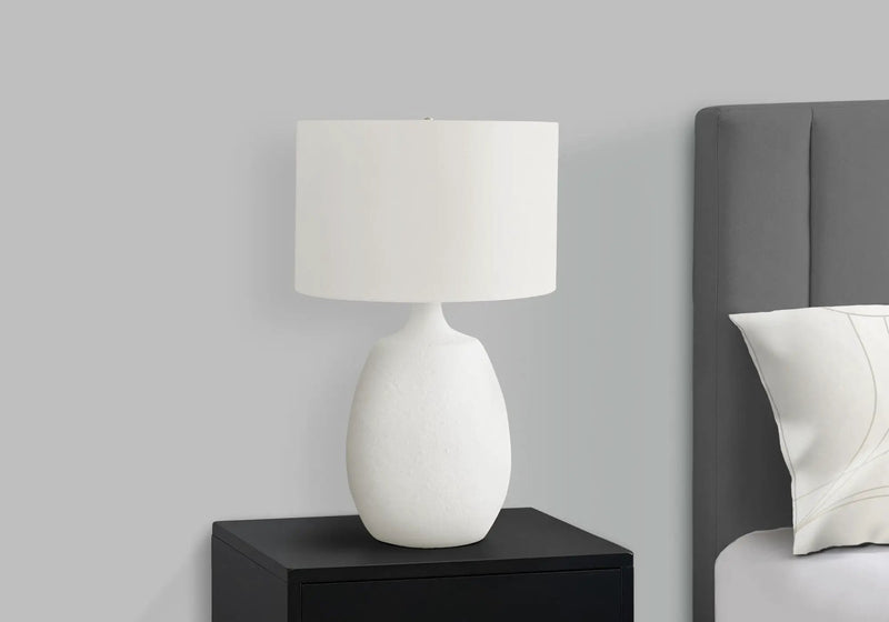 Lighting, Table Lamp, Resin, Contemporary - Cream by Unique Piece Furniture