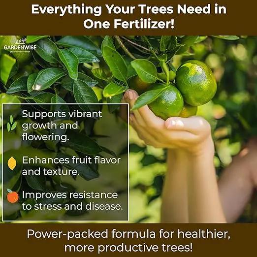 Professional Citrus Fertilizer + Vital Micronutrients; Perfect Balanced NPK for All Citrus; for Indoor and Outdoor Plants; Orange, Lime, Avocado and Lemon Tree Fertilizer (20 QUARTS) by GreenHaven Gardens