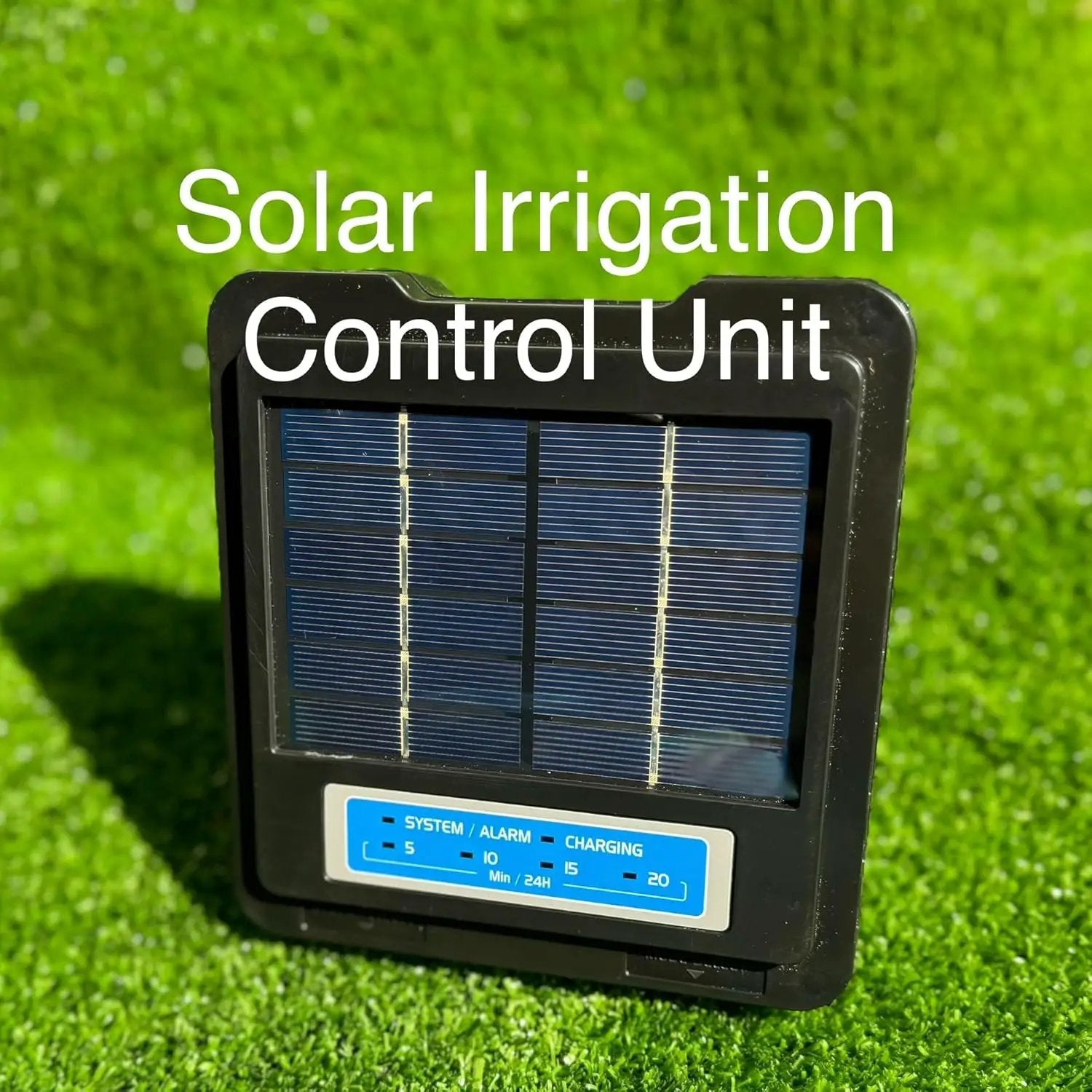 AEO Solar-Powered Automatic Watering Drip Irrigation System, 20 Adjustable Drippers, 65 ft for Balcony Greenhouse Raised Garden Bed by GreenHaven Gardens