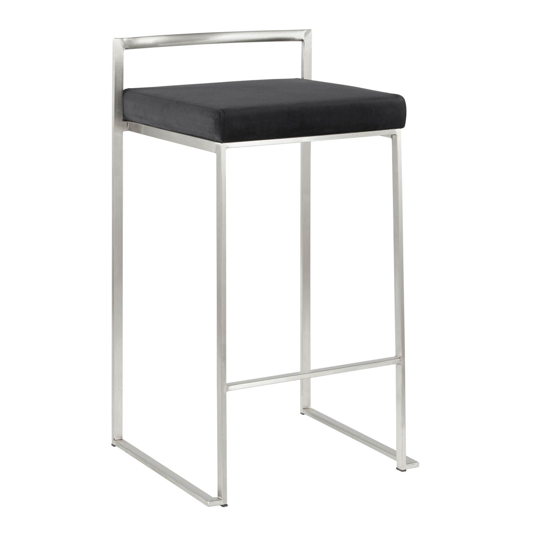Fuji - Contemporary Elegant Stackable Counter Stool Set by HouseOfZazla