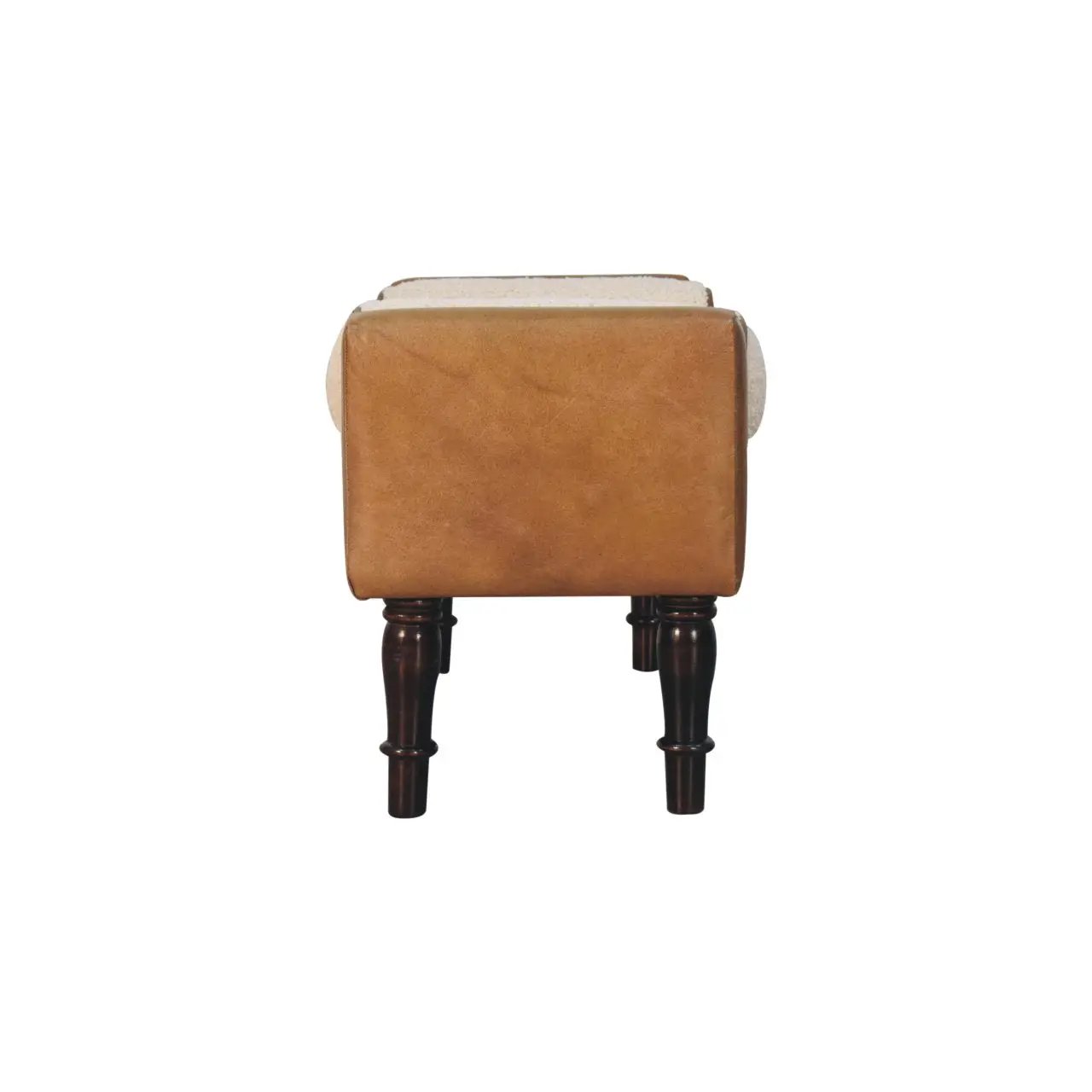 Solid Wood Chester Buffalo Bench, Upholstered by HouseOfZazla