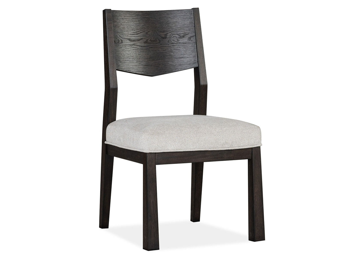 Tauren - Upholstered Side Chair With Solid Back (Set of 2) - Coffee Bean, photo 5 of 7