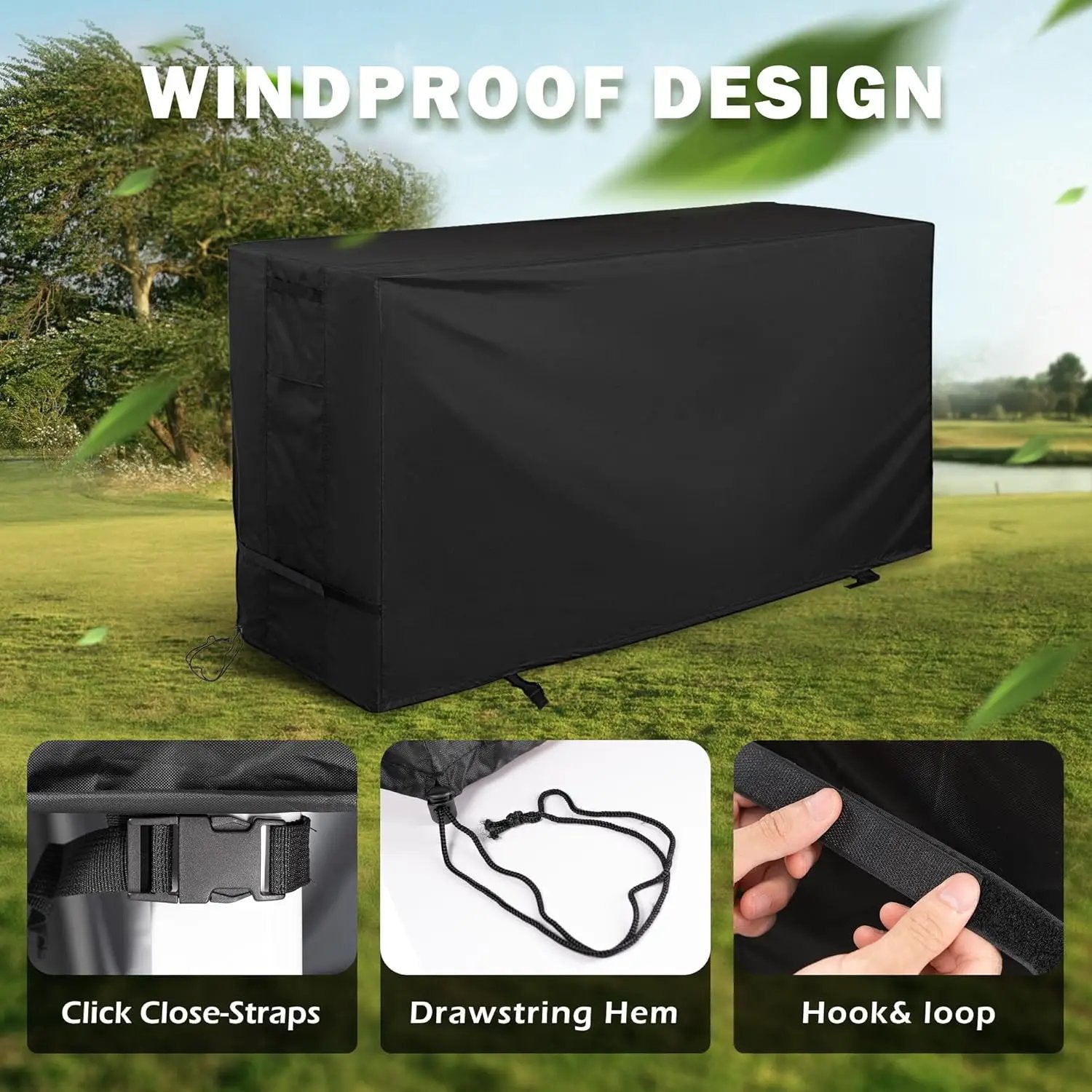 Griddle Cover for Blackstone 1819 Griddle and Charcoal Combo, Grill Cover for Blackstone 17" Propane Griddle and Charcoal Grill Combo-Protective and Waterproof by GreenHaven Gardens