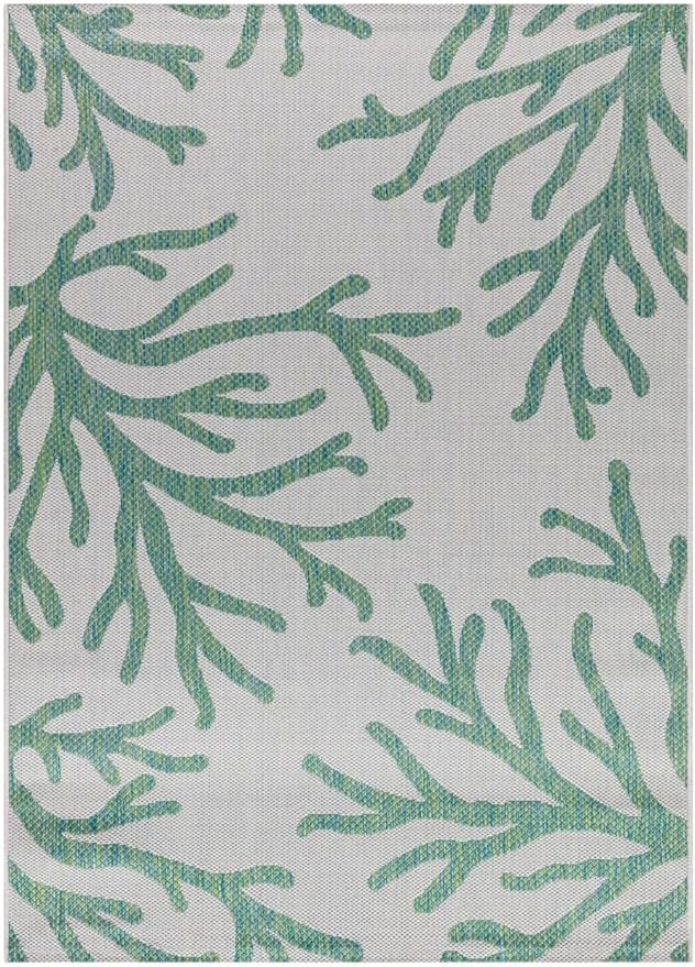 Keen Home Design Terrace Outdoor Throw Rug - 3x5 Washable Indoor/Outdoor Rug for Patio, Kitchen, Balcony, Beach, Garden, Deck and Porch, Size: 3'x5' by GreenHaven Gardens