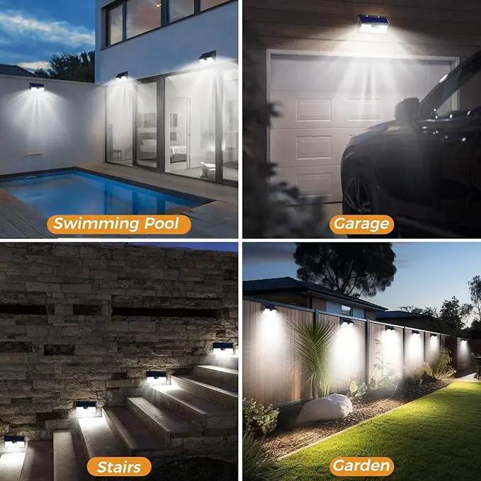 Large Solar Motion Lights Outdoor, 318 LED Super Bright Shed Lights with 3 Lighting Mode, IP65 Waterproof Solar Bar Light, Great for Outside Wall Yard Chicken Coop Garden - 2 Pack by GreenHaven Gardens