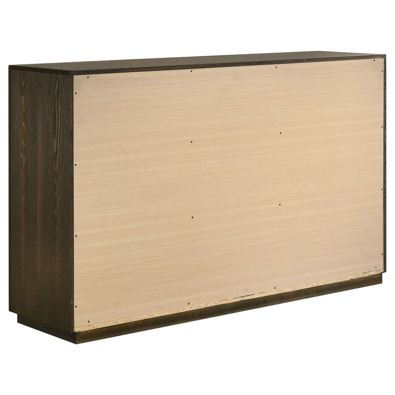 Atlas 7-drawer Bedroom Dresser Cabinet Dark Oak by Unique Piece Furniture
