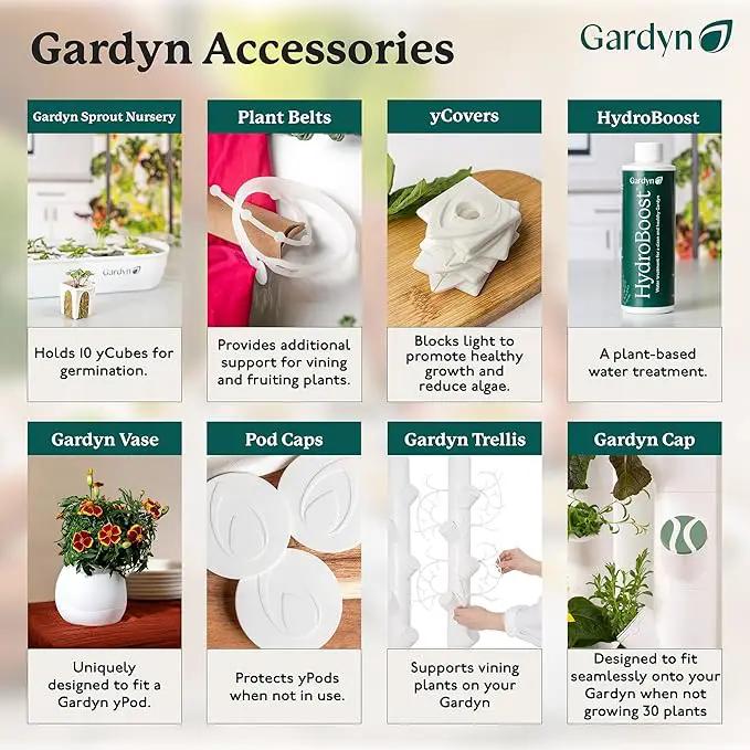 Gardyn HydroBoost for Gardyn Hydroponic Indoor Gardens - 250 ML (Plant Based Water Treatment-Lowers PH, Balances Plant Nutrients & Reduces Need for More Intensive Hydroponic Growing System Cleanings) by GreenHaven Gardens