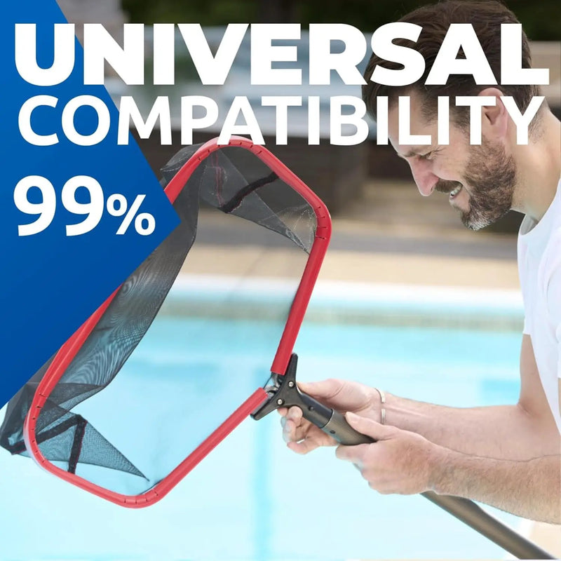 ProTuff 23" Fine Pool Net – 2 Year Unconditional Free Replacement – Cleans 3X Faster Than Vacuums – Wide Pool Skimmer with Deep Bag for Easy Maintenance – Skimmer Net for Leaves, Bugs & Other Debris by GreenHaven Gardens