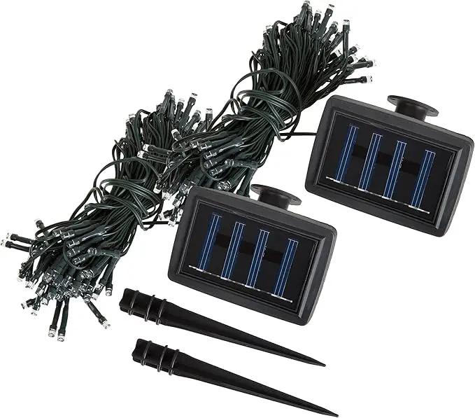 Pure Garden 2-Pack Solar Powered LED String Lights by GreenHaven Gardens