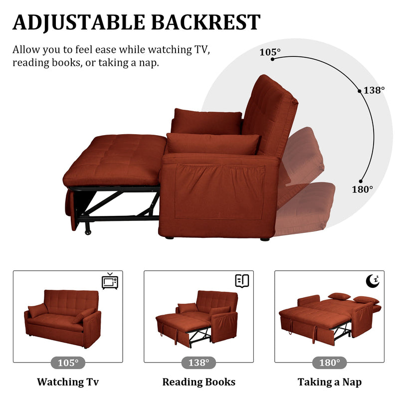 Balus - Sofa Bed Combination With Storage Pockets by HouseOfZazla