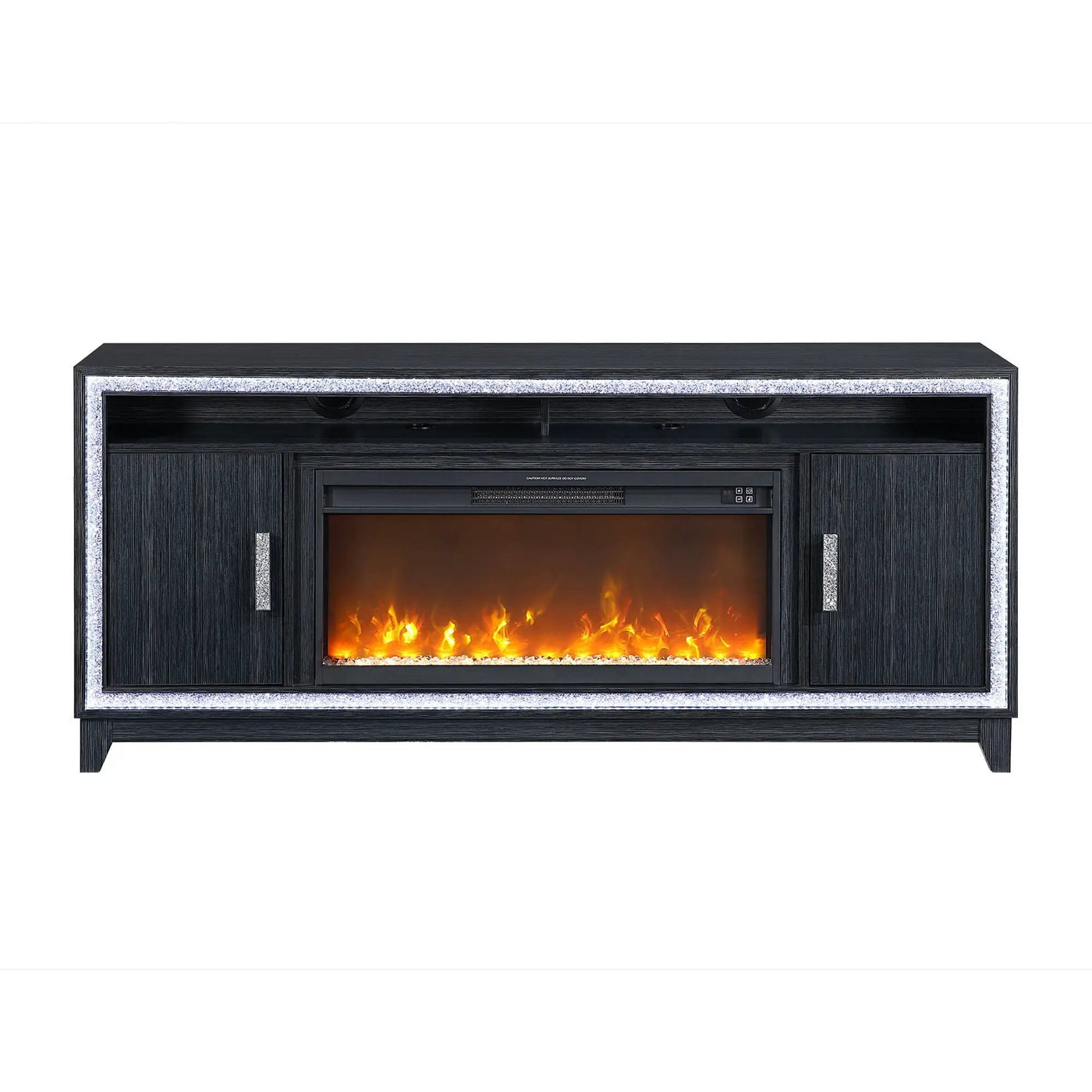 Almera - Fireplace With Adjustable Temperature And LED Options by Unique Piece Furniture