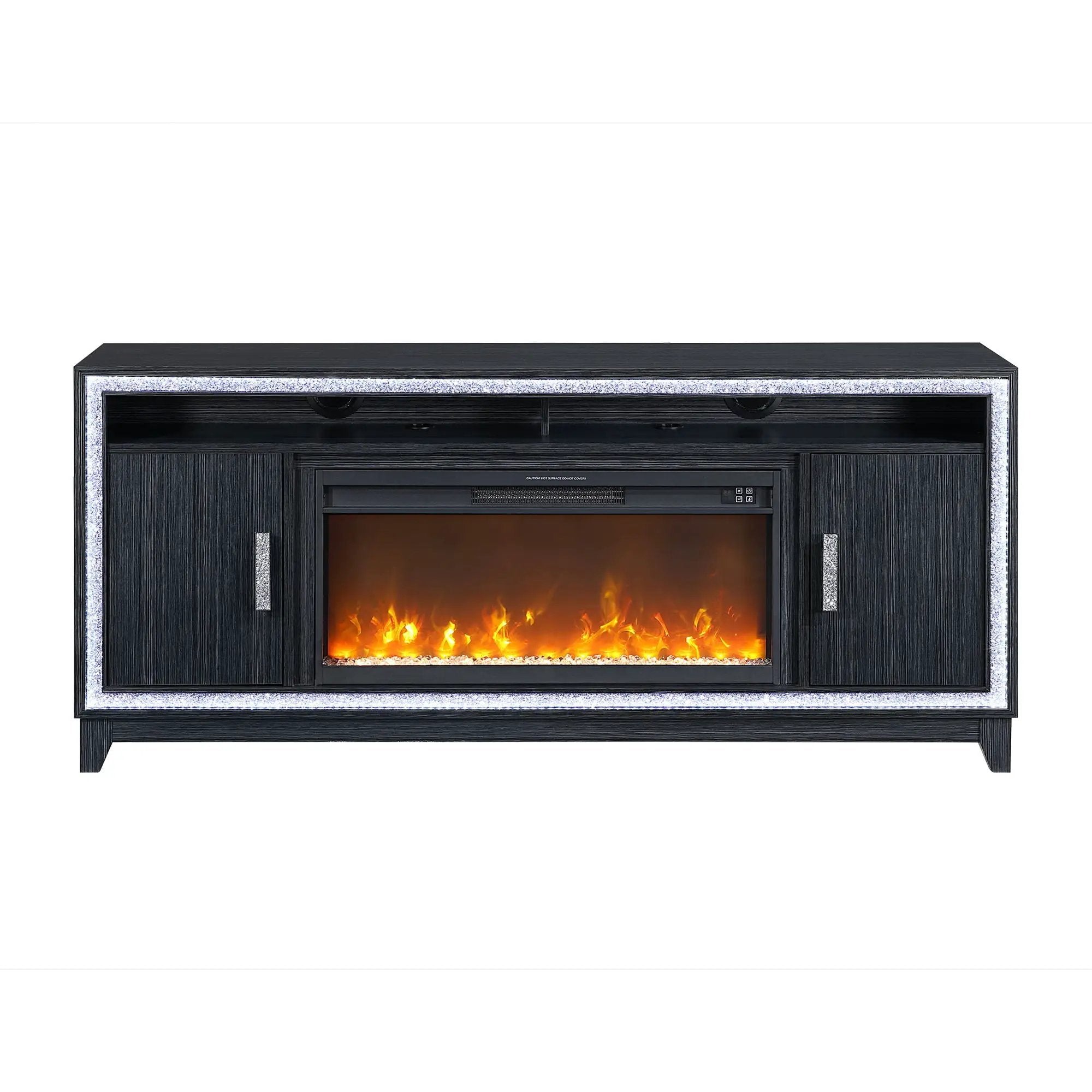 Almera - Fireplace With Adjustable Temperature And LED Options by Unique Piece Furniture