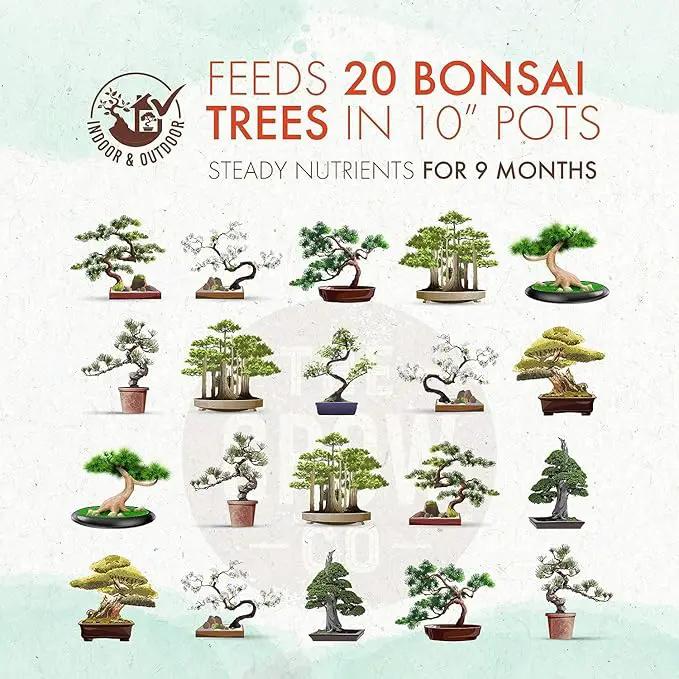 Bonsai Fertilizer - Gentle Slow Release Plant Food Pellets - Ideal for All Indoor and Outdoor Bonsai Tree Plants in Pots (5 oz) by GreenHaven Gardens