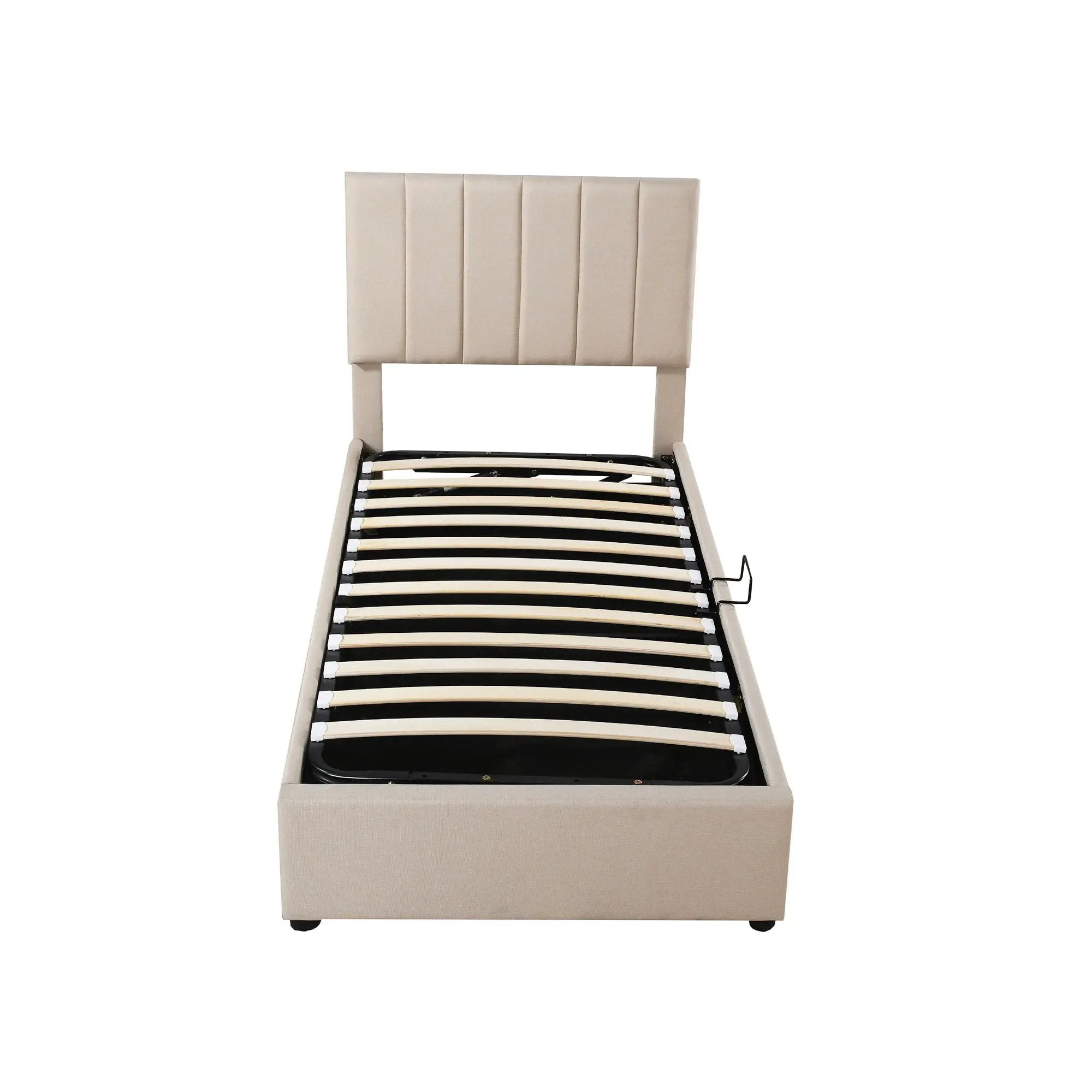 Upholstered Platform Bed With A Hydraulic Storage System by HouseOfZazla