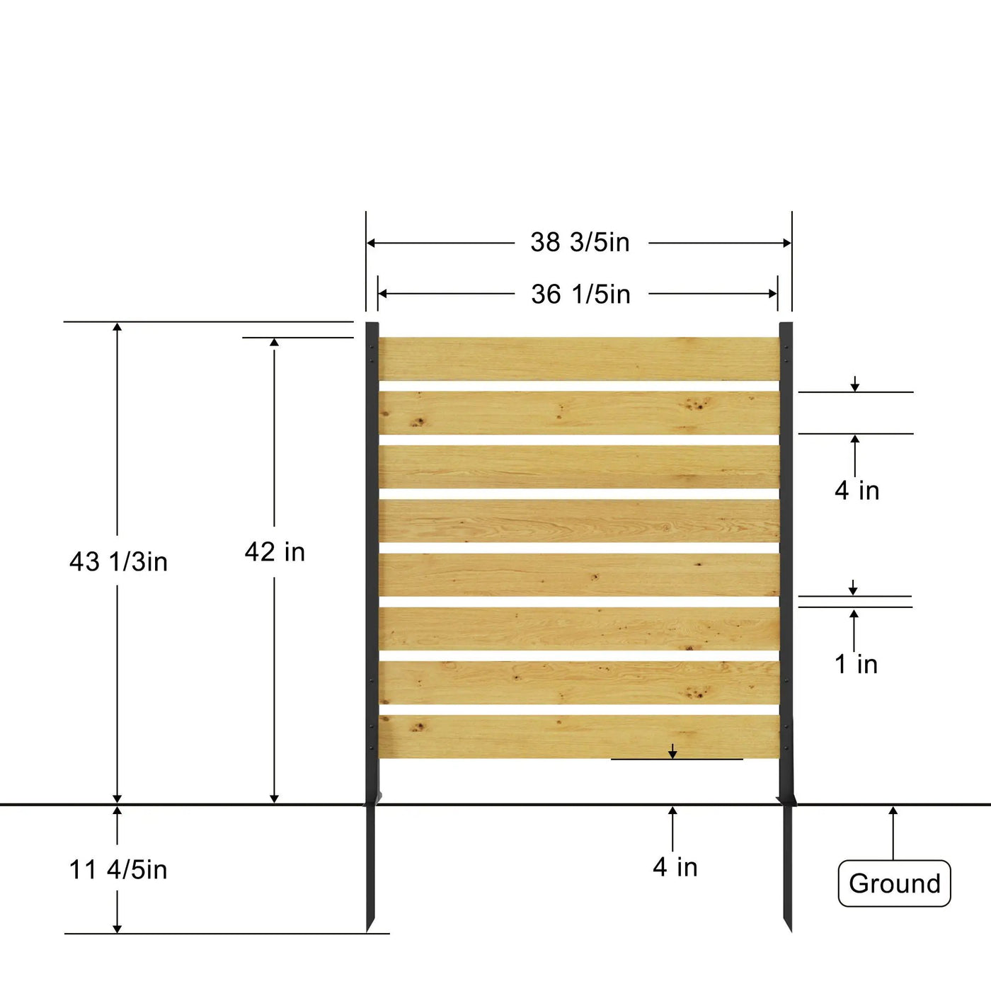 Outdoor Privacy Screen For Pool And Equipment Enclosures by Unique Piece Furniture
