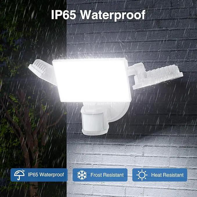 150W Motion Sensor Lights Outdoor for Outside, 15000LM LED Flood Lights Outdoor Wired Dusk to Dawn, Exterior Security Floodlight Fixture Waterproof IP65, Outdoor Lighting for House, Garage 2 Pack by GreenHaven Gardens
