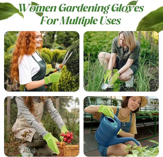 HANDLANDY Women Safety Work Gloves Utility Touch Screen Working Grip Glove for Yardwork Gardening Breathable Mechanic Gloves by GreenHaven Gardens