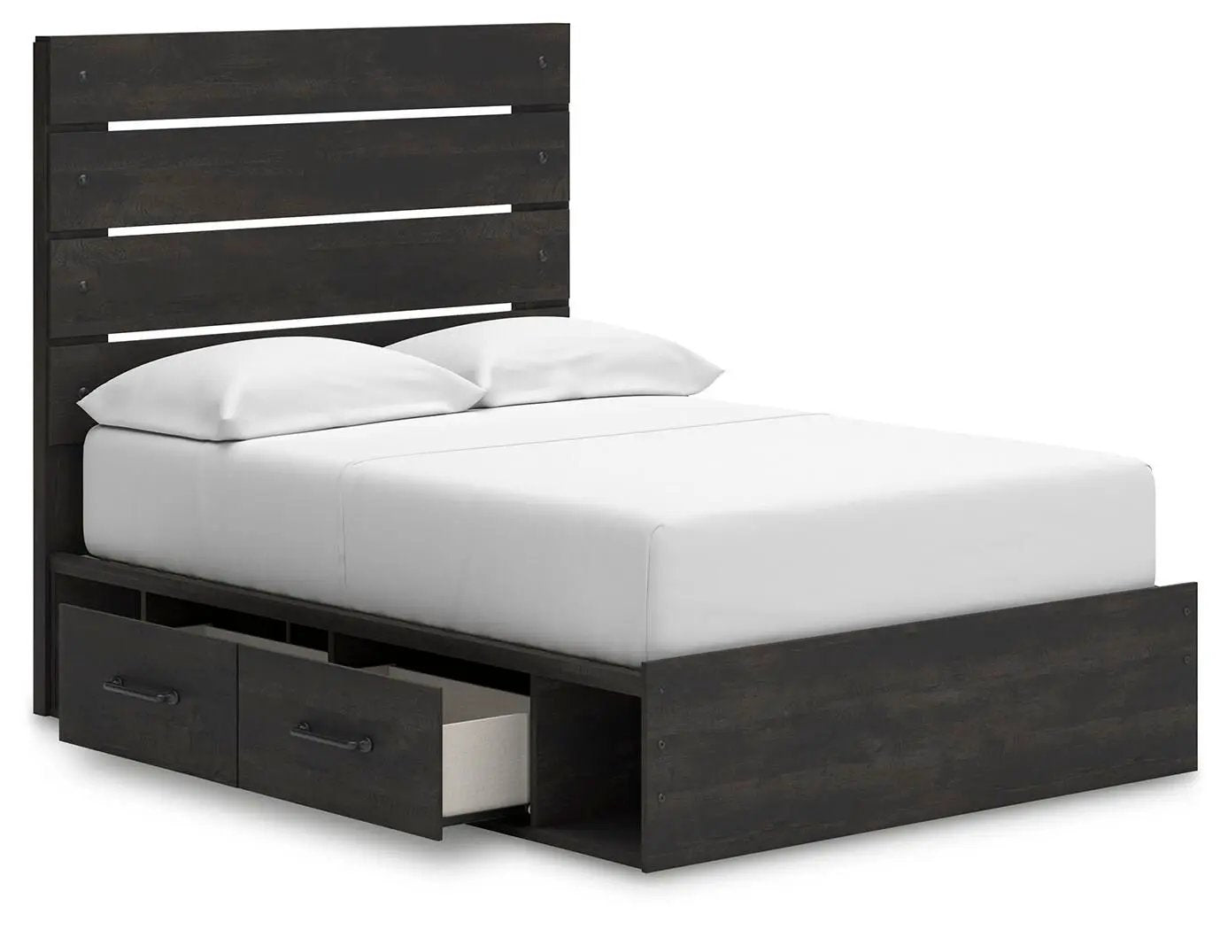 Hollivern - Panel Bed With Storage by Unique Piece Furniture