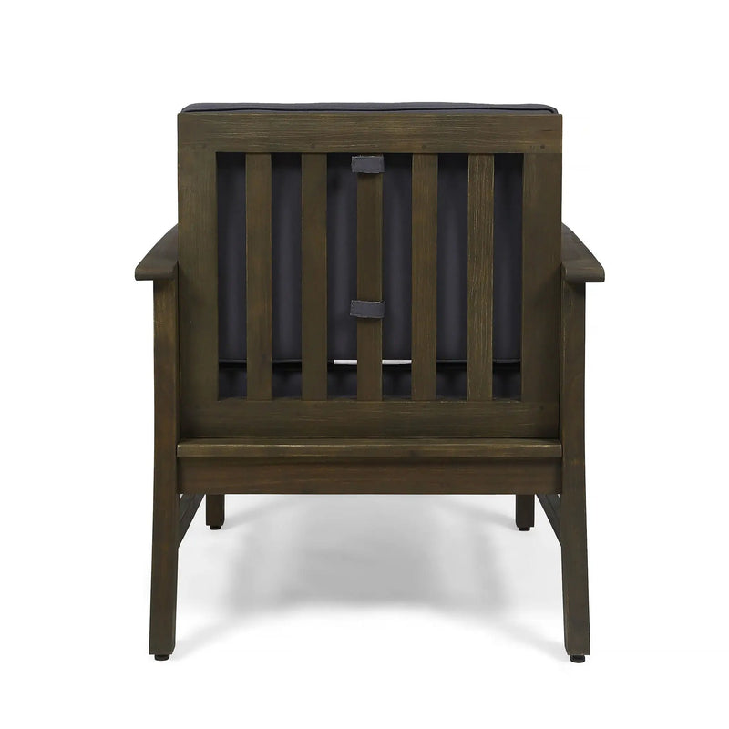 Perla Contemporary Club Chair with Water Resistant Cushion by HouseOfZazla