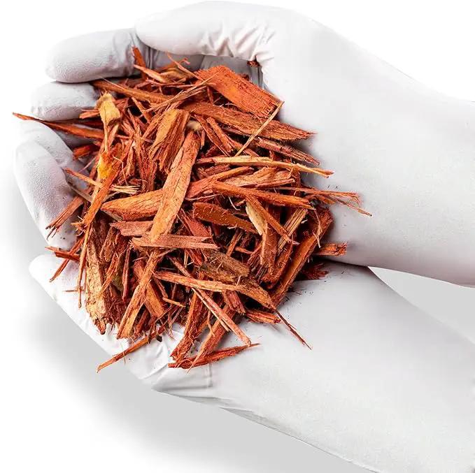 Organic Red Mulch by Gardenera - Boost Soil Health and Suppress Weeds for Thriving Plants - 2 QUARTS by GreenHaven Gardens