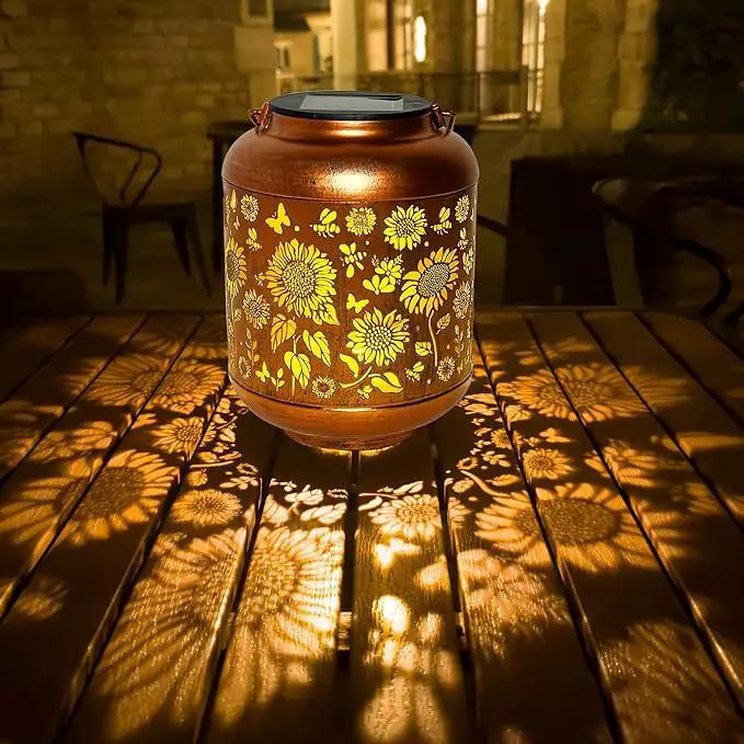 Solar Lanterns Outdoor Waterproof, Sunflower Gifts for Women Grandma Mom, Hanging Solar Lights for Backyard Porch Patio Table Yard Balcony Lawn Pathway, Mothers Day Gifts by GreenHaven Gardens