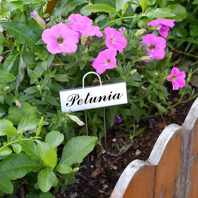 30 Pack Metal Plant Labels for Outdoor Garden Waterproof Plant Markers, Labels Garden Markers for Seedlings Herbs Vegetable Greenhouse Gifts, with Pen by GreenHaven Gardens