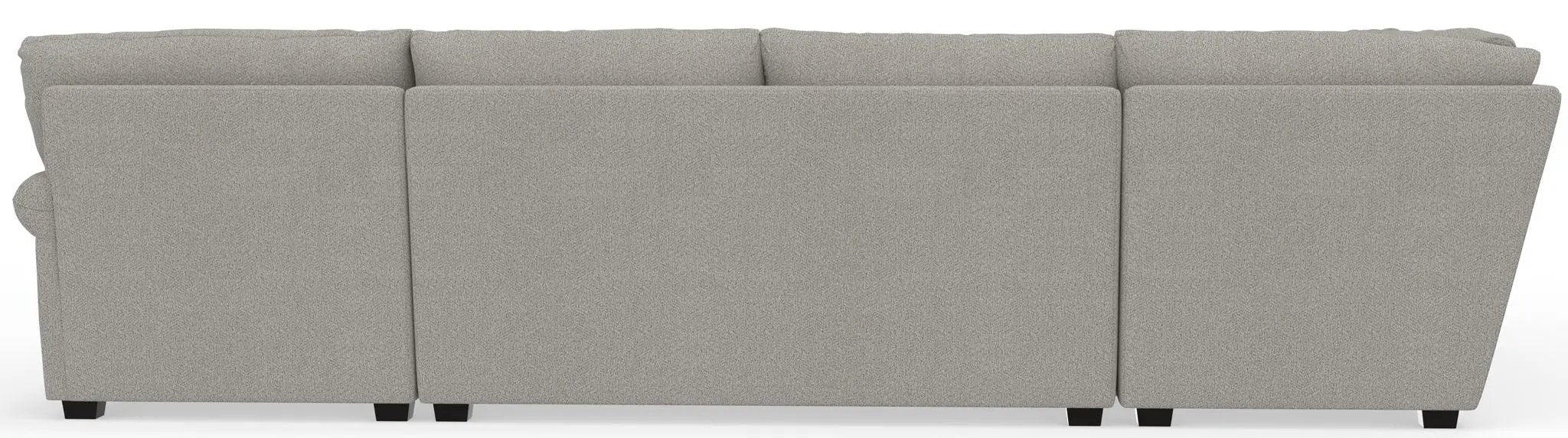 Livingston - Sectional With Comfort Coil Seating, 40" Cocktail Ottoman And Accent Pillows Included by Unique Piece Furniture