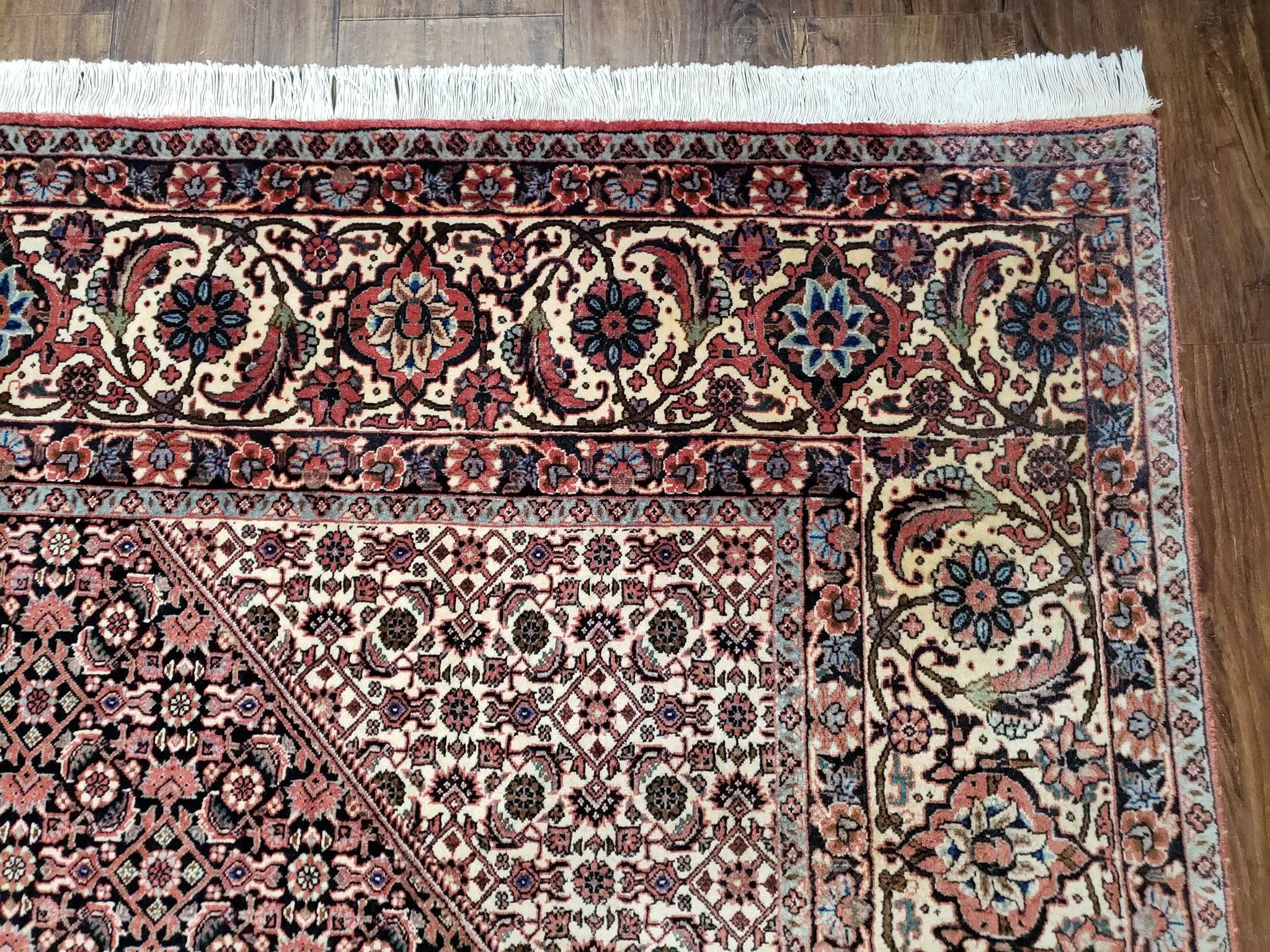 Stunning Persian Bijar Rug 8x11 - Herati Mahi Pattern by Jewel Rugs