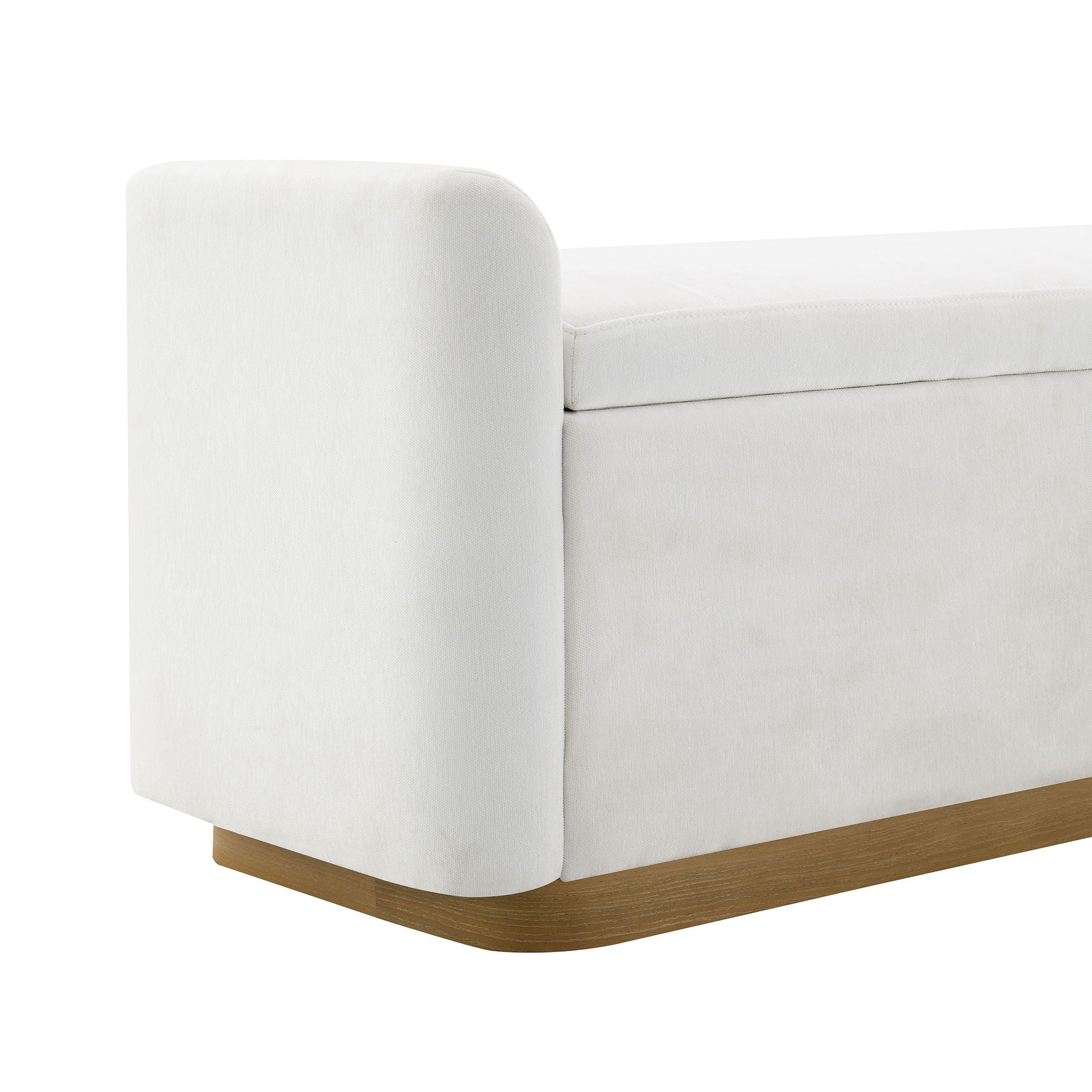 Upholstered Storage Bench With Safety Hinge by HouseOfZazla