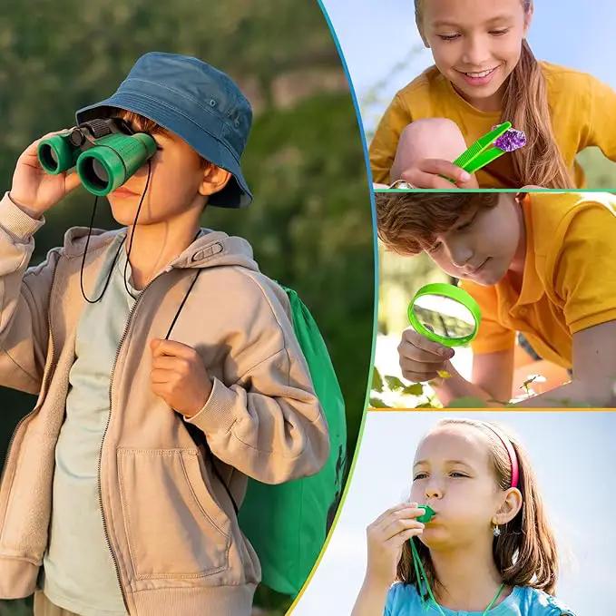 Kids Explorer Kit & Bug Catcher Kit, Camping Gear for Kids, Outdoor Exploration Set with Backpack & Binoculars, Ideal Outdoor Adventure Toys for Boys Girls 3-12 by GreenHaven Gardens