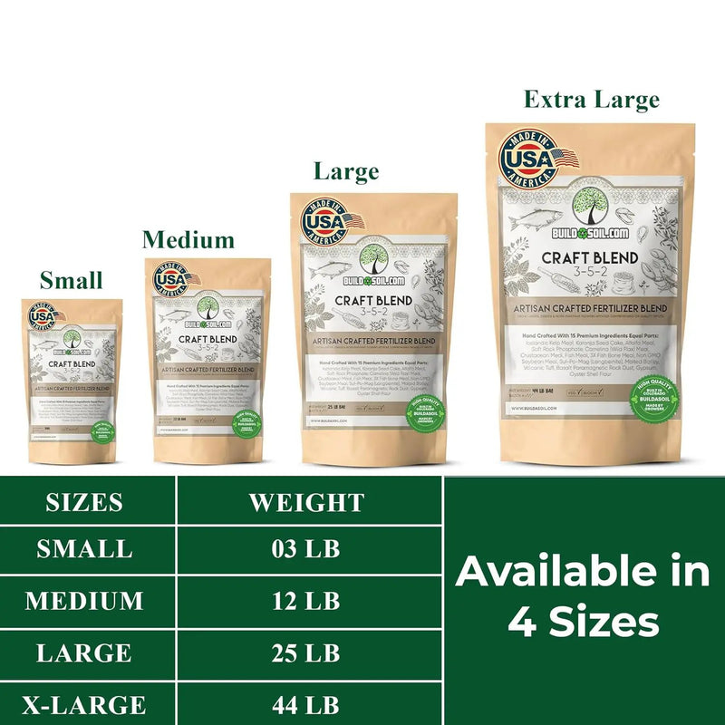 BuildASoil Fertilizer for Vegetable Garden and Ogranic Plant Food | Hand-Crafted Organic Fertilizer with 15 Premium Ingredients | Ensures Larger Plants and More Fragrant Flowers (10 LB - Medium Bag) by GreenHaven Gardens