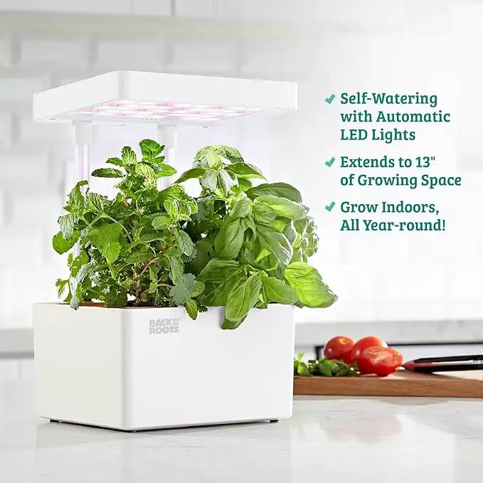 Back to the Roots New Hydroponic Grow Kit, LED Indoor Garden by GreenHaven Gardens