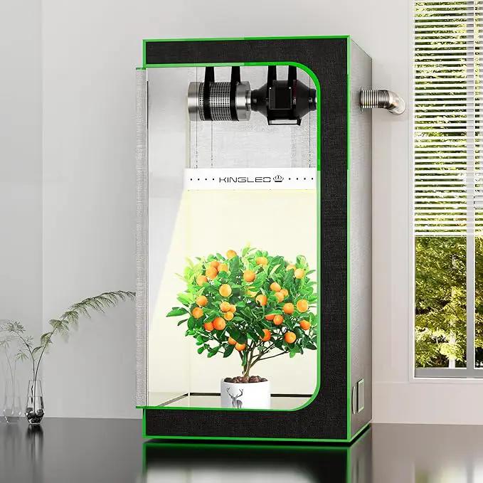 2025 KP4000 LED Grow Lights with Yield LEDs 5x5ft Coverage Full Spectrum Grow Lights for Indoor Hydroponic Plants Greenhouse Growing Lamps Veg Bloom Daul Mode by GreenHaven Gardens