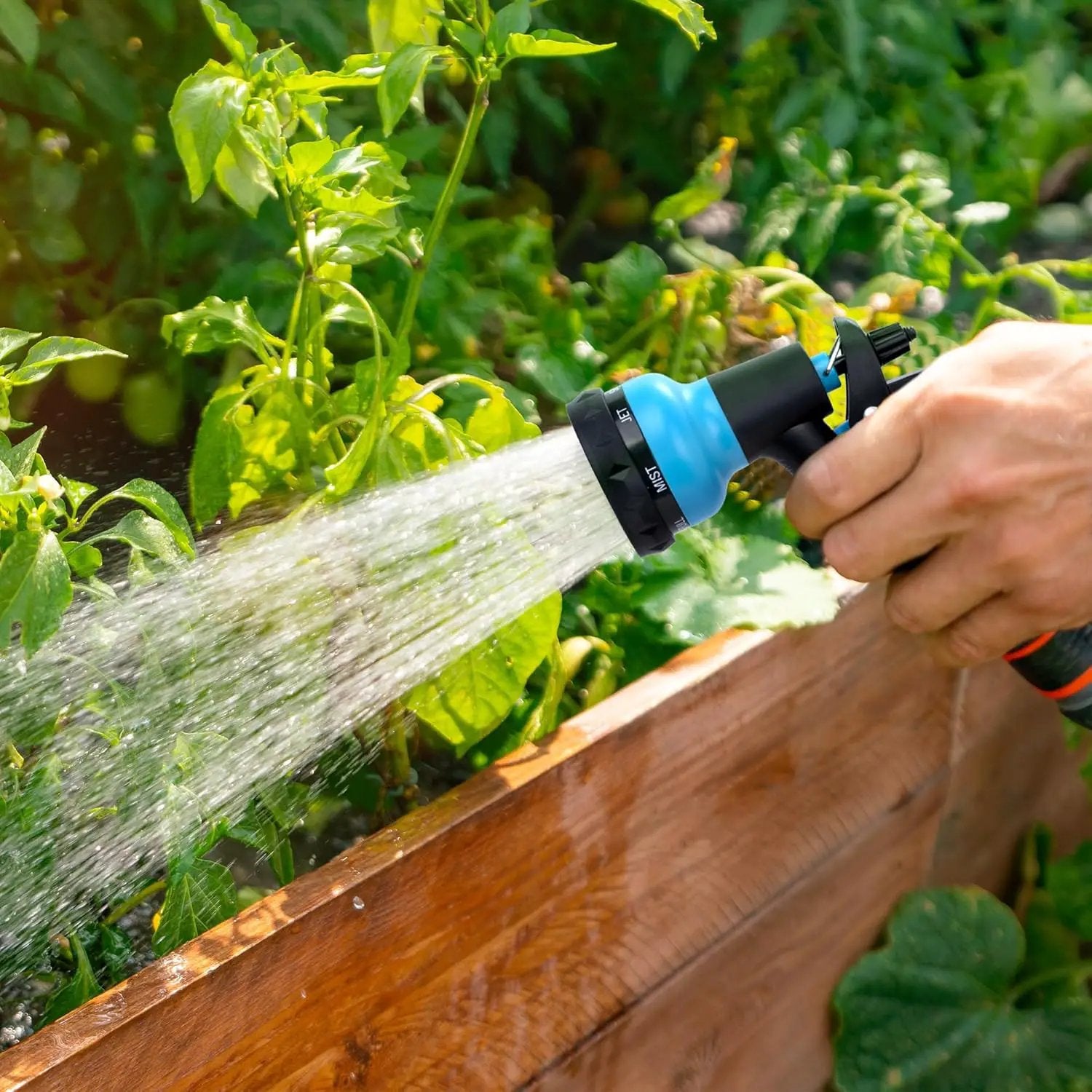 NEXCOVER Hose Nozzle, Garden Hose Nozzle - 7 Adjustable Watering Patterns, Heavy Duty Hose Nozzle Sprayer, Garden Sprayer Hose Attachment for Car Washing,Watering Plants,Pets Showering,Lawns Cleaning by GreenHaven Gardens