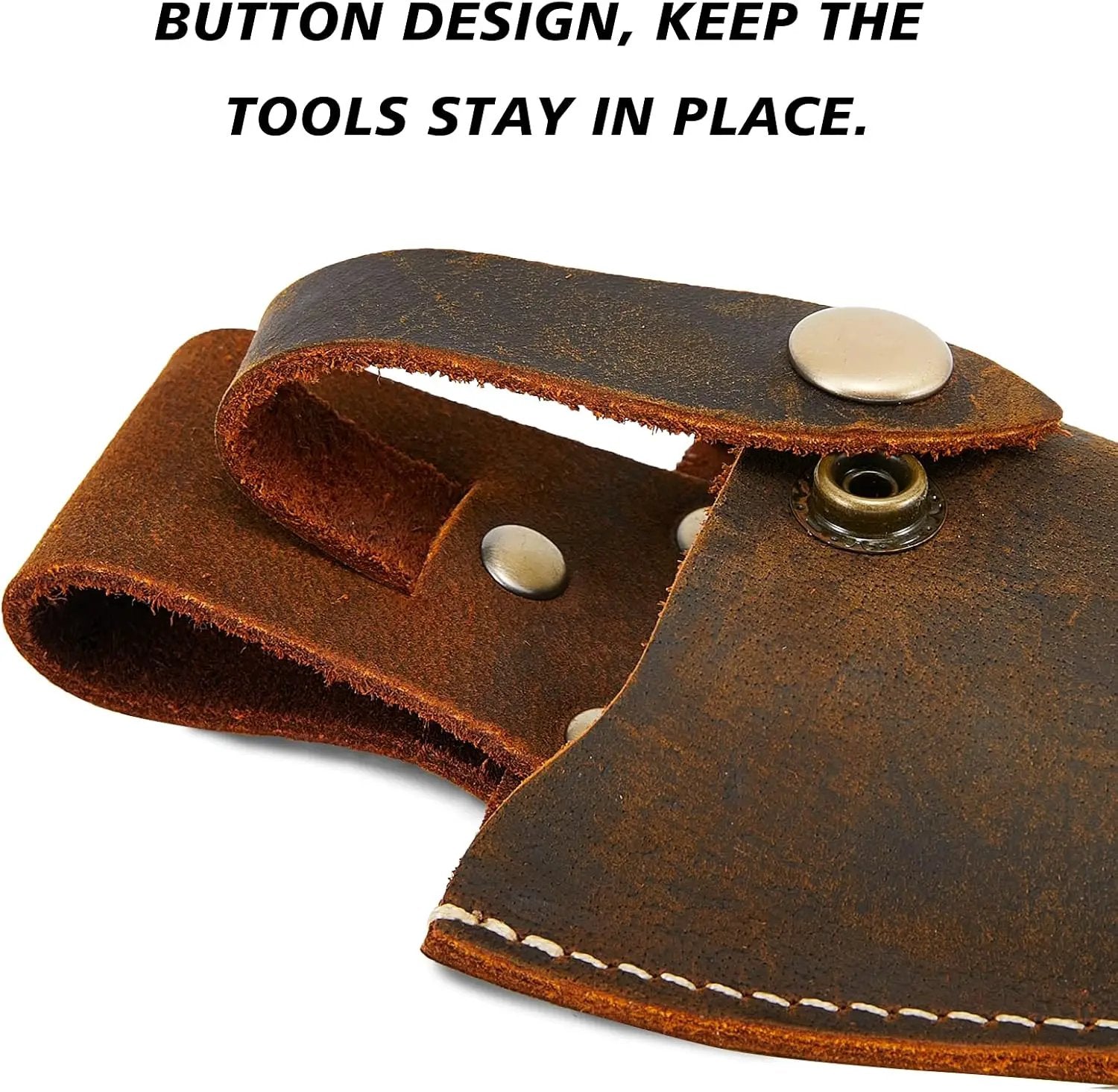 Plier Holder for Belt, Durable Leather Sheath Pouch Holder Gardening Tools Holster Belt Case for Garden Pruning Pliers Shears Scissors or Knife,Tools Gifts for Men Dad Husband Boyfriend by GreenHaven Gardens