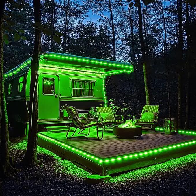 Solar Rope Light Waterproof 39FT 100LEDs Outdoor IP65 Solar String Lights for Easter Outside Party Garden Yard Home Wedding Christmas Halloween Holiday St. Patrick's Day Tree Lighting(Green) by GreenHaven Gardens