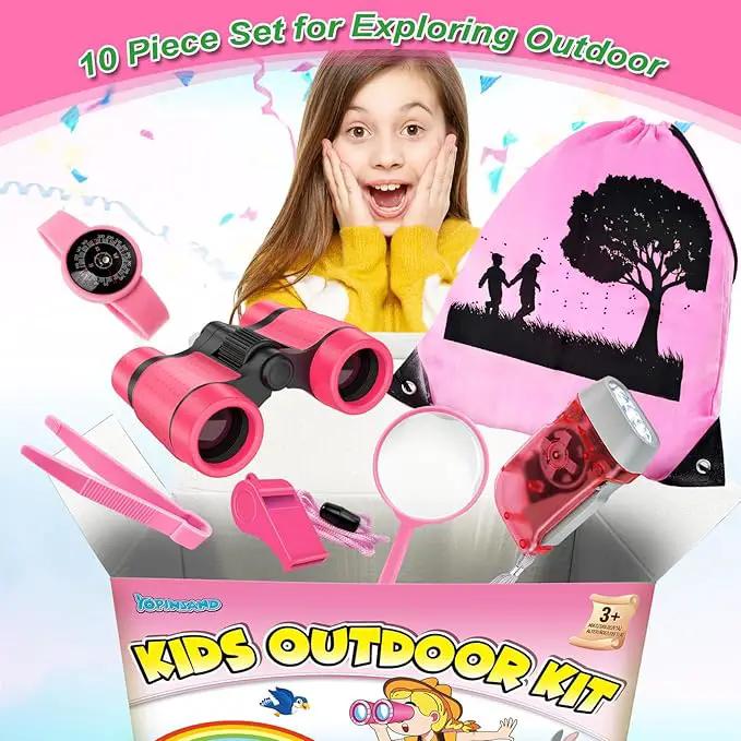 Kids Explorer Kit & Bug Catcher Kit, Camping Gear for Kids, Outdoor Exploration Set with Backpack & Binoculars, Ideal Outdoor Adventure Toys for Boys Girls 3-12 by GreenHaven Gardens