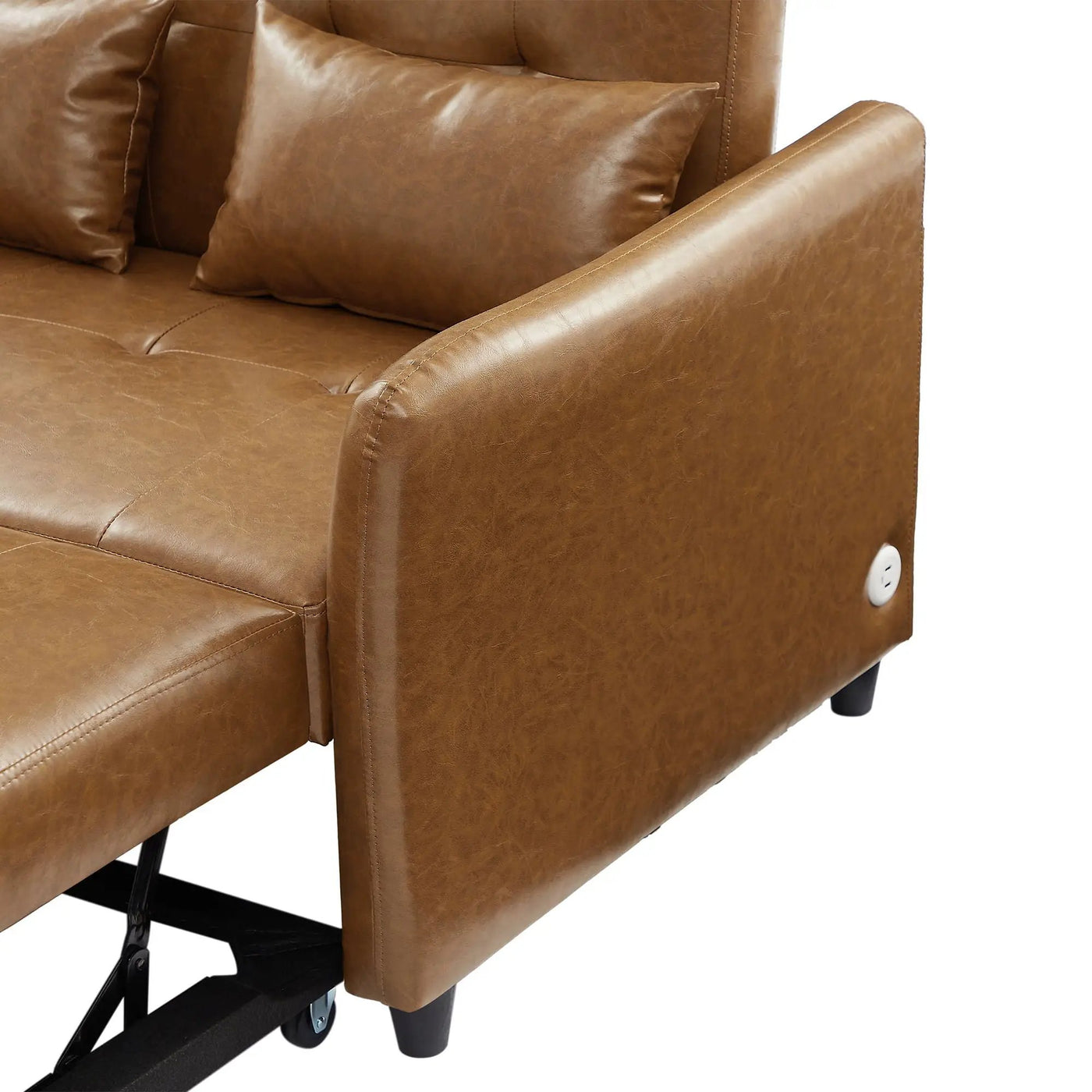 Convertible Sleeper Sofa Bed With 3 USB Ports by HouseOfZazla