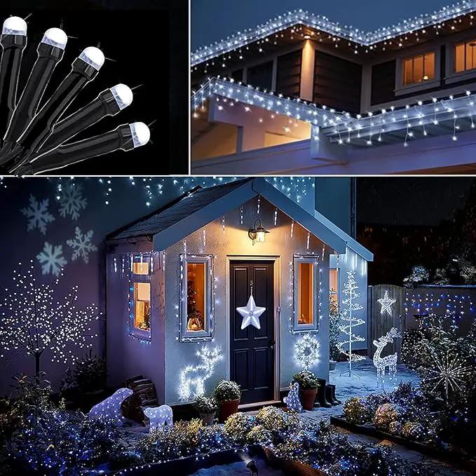 Toodour Solar Christmas Lights, 121ft 350 LED 8 Modes Solar String Lights, Waterproof Solar Outdoor Christmas Lights for Garden, Patio, Holiday, Party, Balcony, Christmas Decorations (White) by GreenHaven Gardens