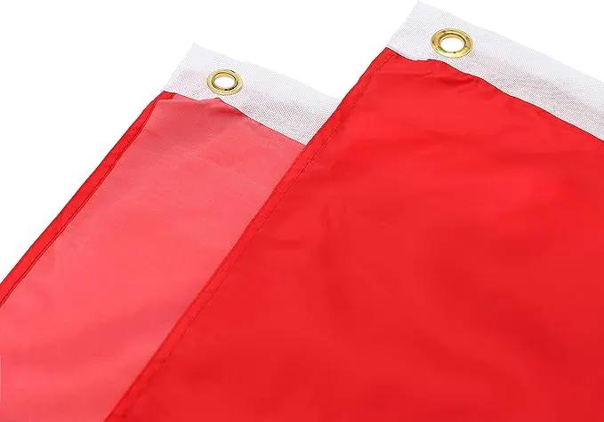 Haiti Pleated Fan Flag Banner 3 x 6 Ft, 2 Pcs - Indoor/Outdoor/Front Porch Decorations, Patriotic Holiday Celebrations by GreenHaven Gardens