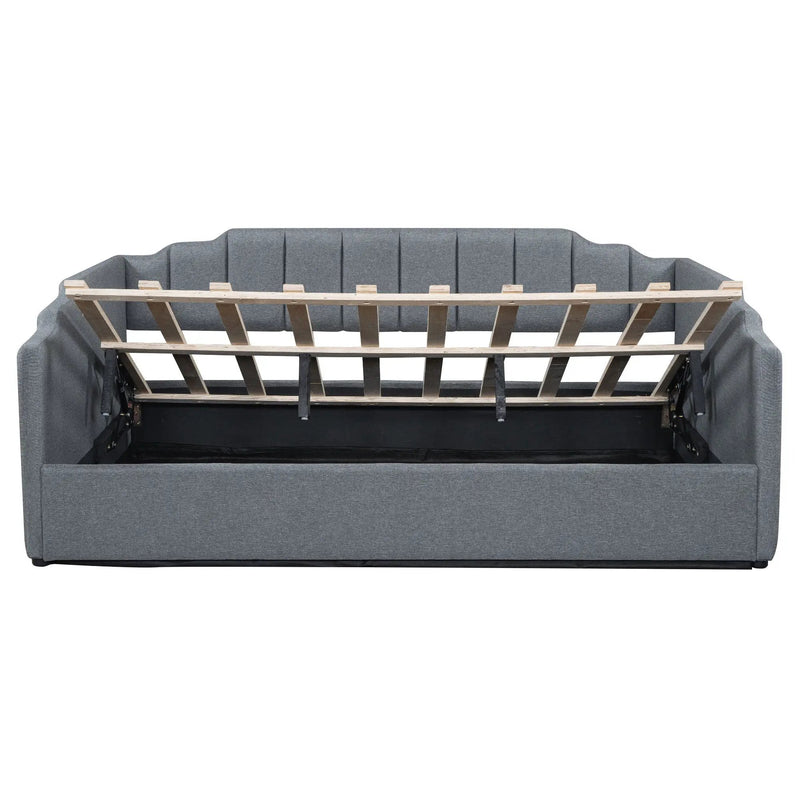 Modern Upholstered Daybed With Underneath Storage by HouseOfZazla