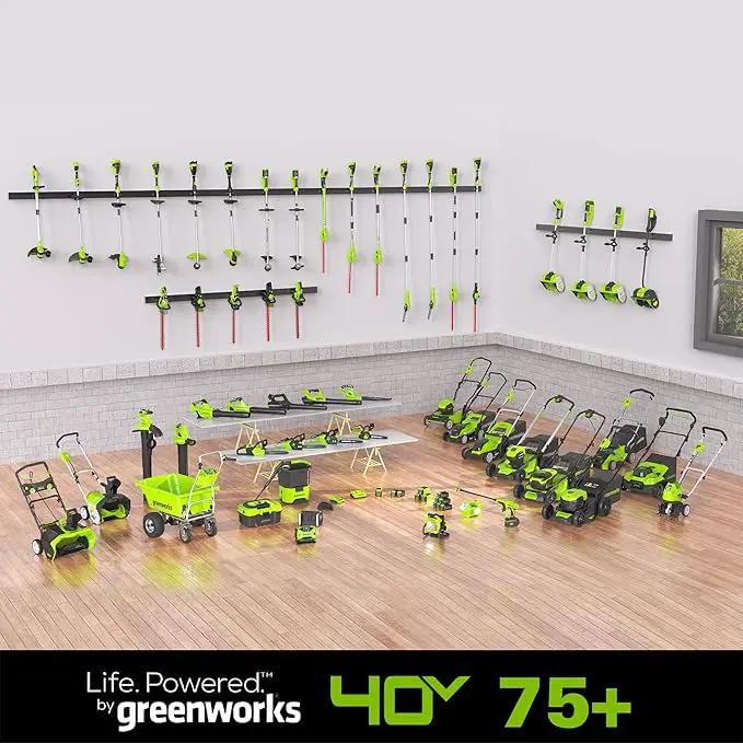 Greenworks 40V 12" Cordless String Trimmer, 2.0Ah Battery and Charger Included by GreenHaven Gardens